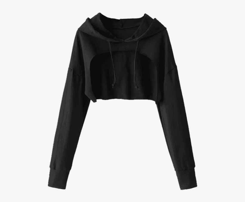 Cape Drop Shoulder Crop Hoodie - Cape Drop Shoulder Crop Hoodie., transparent png