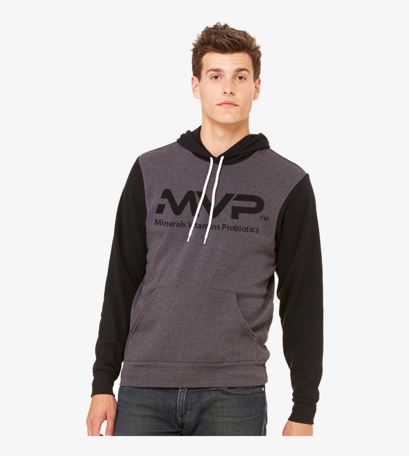 Grey & Black Hoodie - Calvin Klein Layer Jacket, transparent png