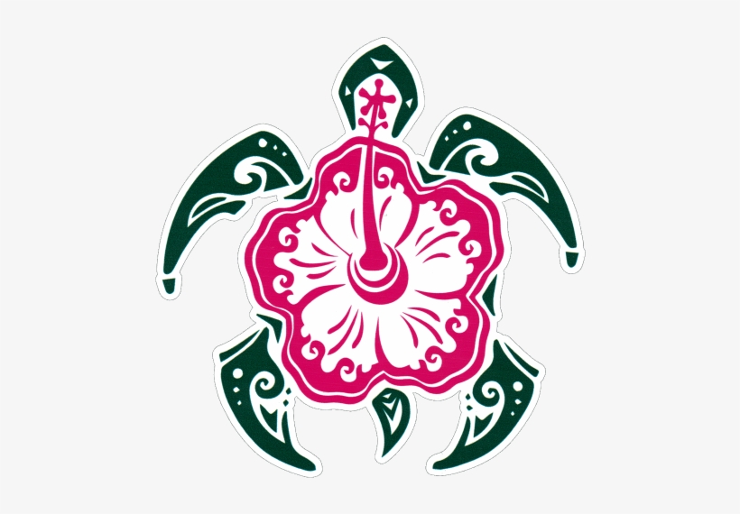 Hibiscus Sea Turtle - Does A Turtle Symbolize, transparent png