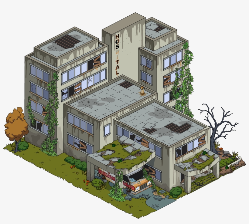 Fg Building Hospital Abandonedskin - Family Guy Abandoned House, transparent png