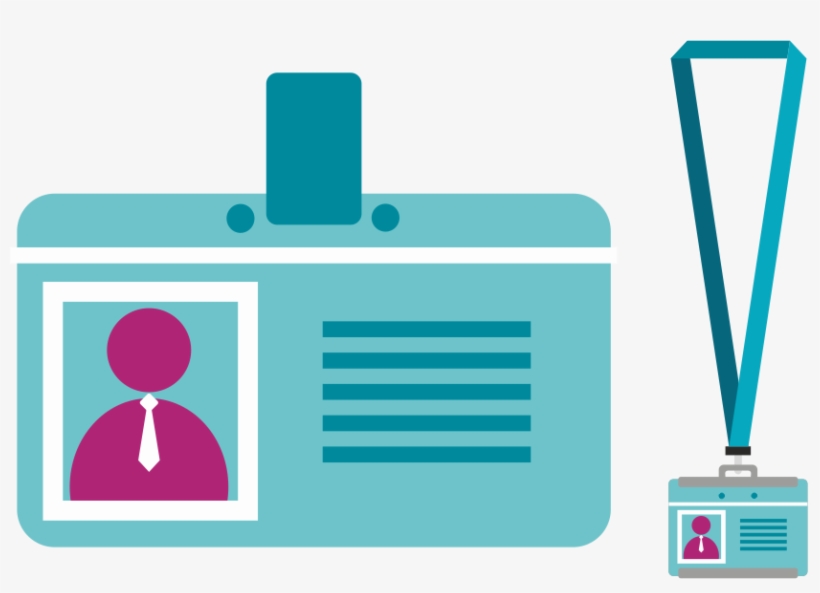 An Identity Card On A Lanyard, transparent png