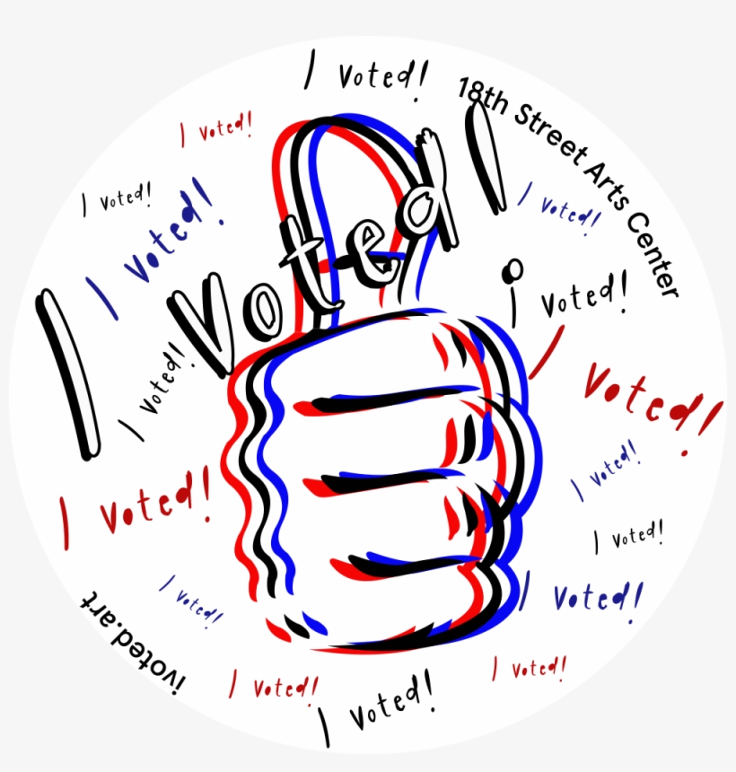 I Voted Sticker Upload Emilio Canton - South Forsyth Animal Hospital, transparent png