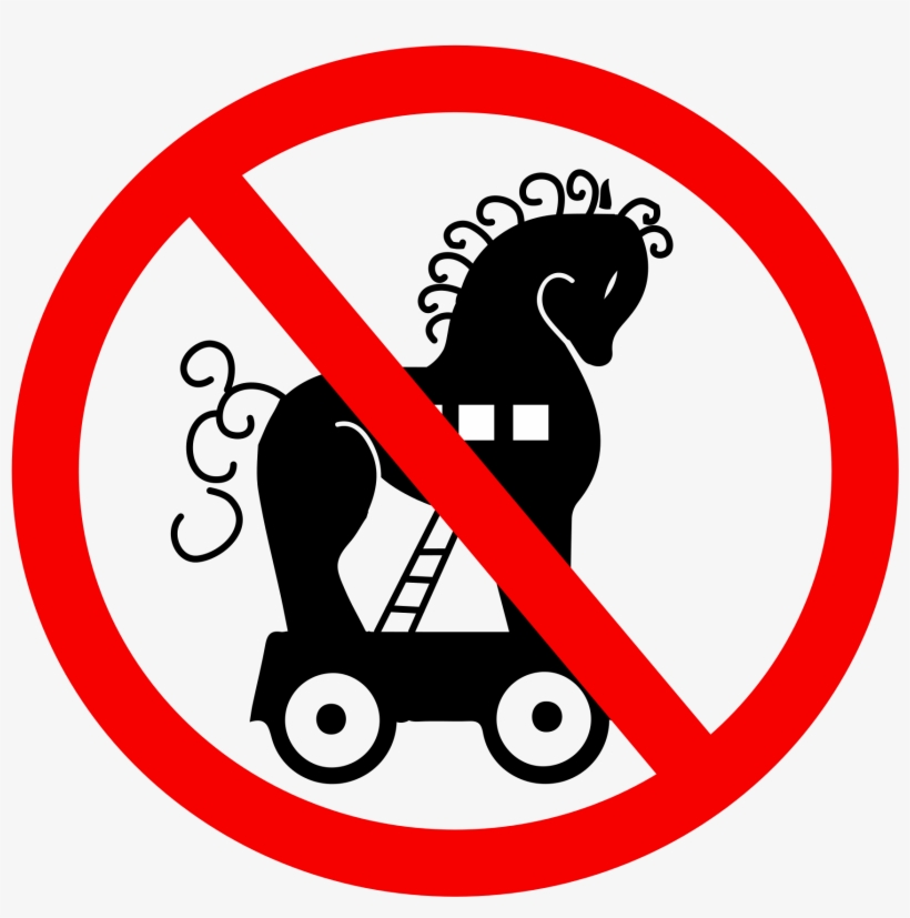 Notrojanhorses - Svg - No Motor Vehicles Road Sign, transparent png