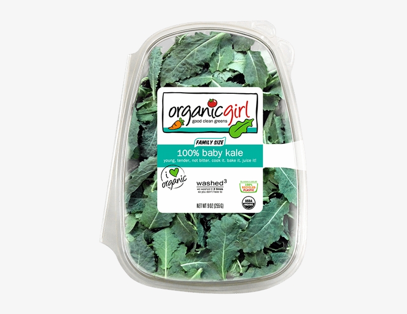 Organic Girl Baby Kale, transparent png
