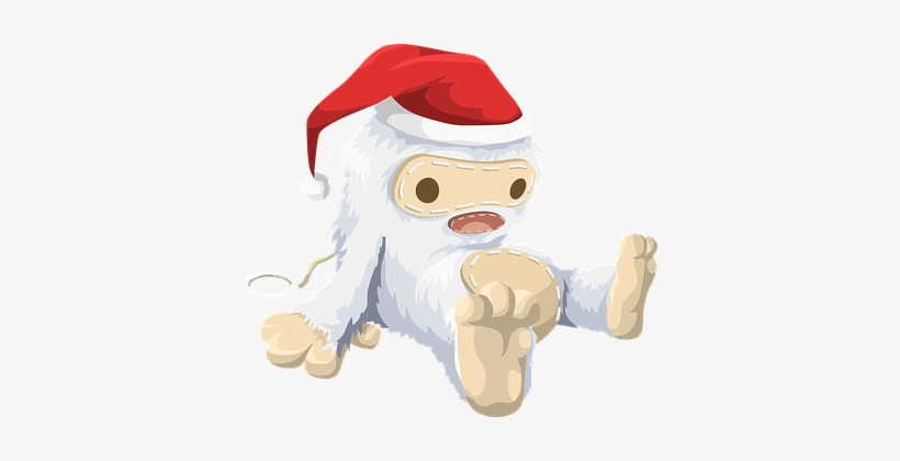 Toy Creature Santa Hat Monster Animal Cute - Christmas Day, transparent png