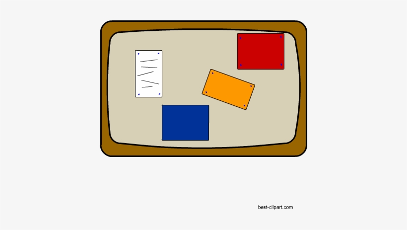 School Bulletin Board Clip Art Free - Clip Art, transparent png