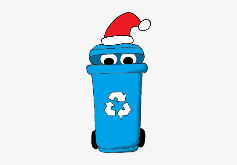 Blu With Santa Hat - Cartoon, transparent png