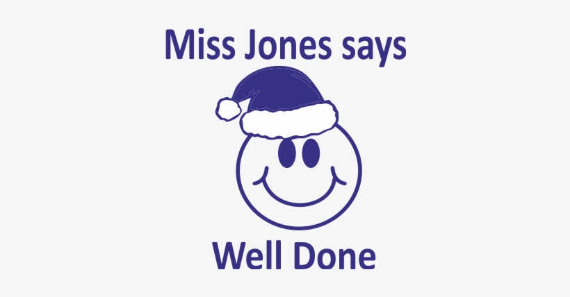 Example Smiling Face With Santa Hat - Teacher, transparent png