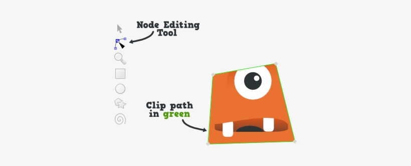Now, You Can Edit This Path, And Change The Area That - Inkscape, transparent png