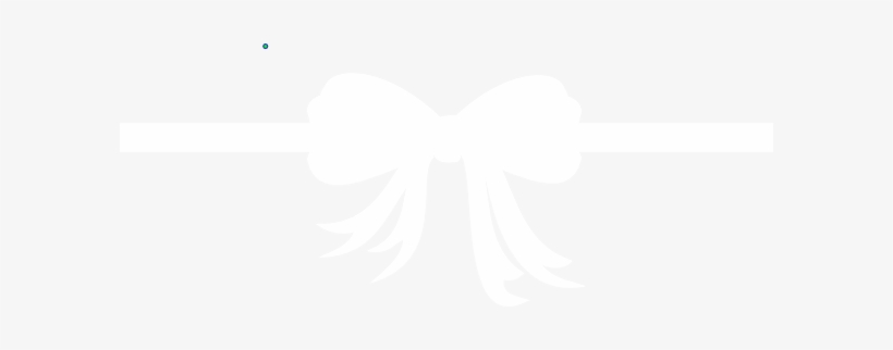 White Ribbon Bow Clip Art At Clker - White Bow Vector Png, transparent png