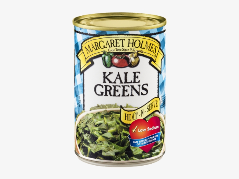 Greens & Spinach • Kale Greens - Margaret Holmes Seasoned Collard Greens - 14.5 Oz Can, transparent png