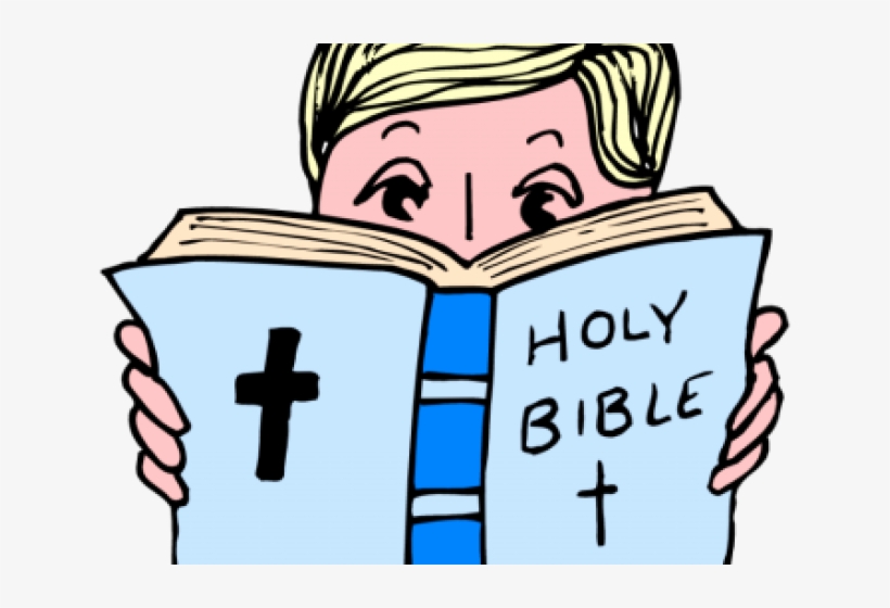 History Clipart Book The Bible - Person Reading Bible, transparent png