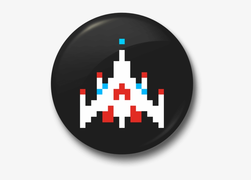 Galaga The Champion Badge - Galaga Fighter, transparent png