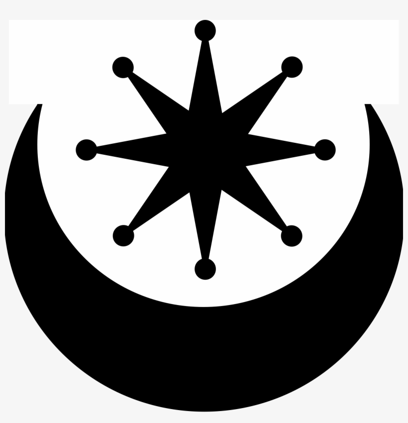 Star And Crescent From The Category All, Crusaders, - Byzantine Star And Crescent, transparent png