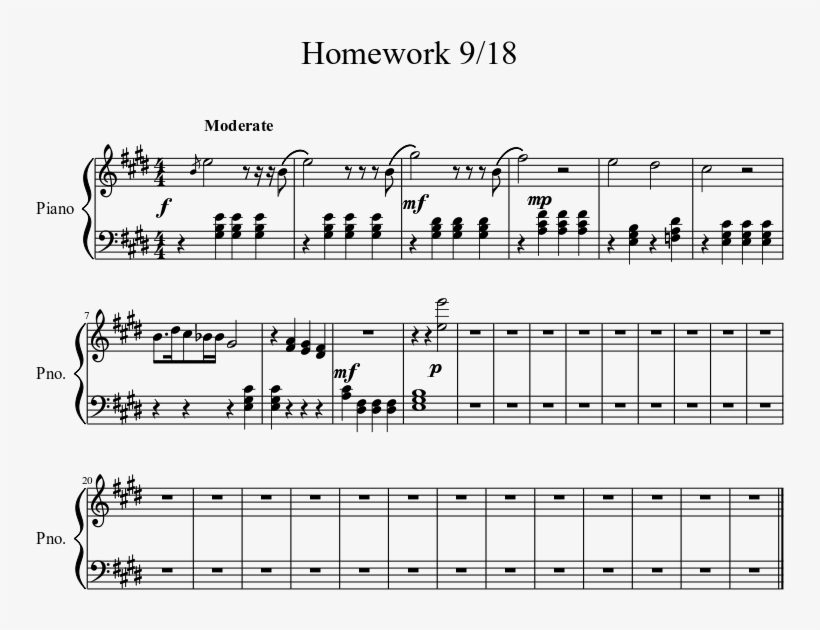 Print - Big Bang Theory Theme Notes, transparent png