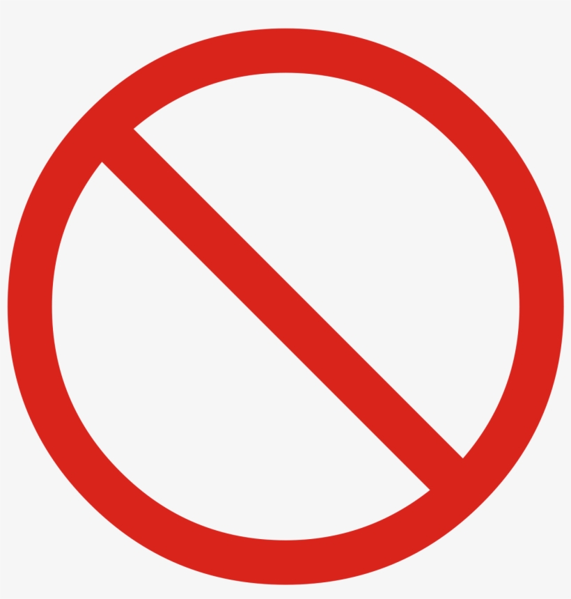 Px Prohibition Sign Image - Drone Sign, transparent png