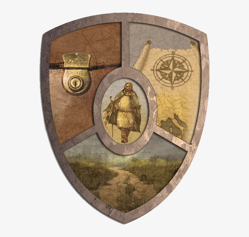 Vintage Compass Ornament (round), transparent png
