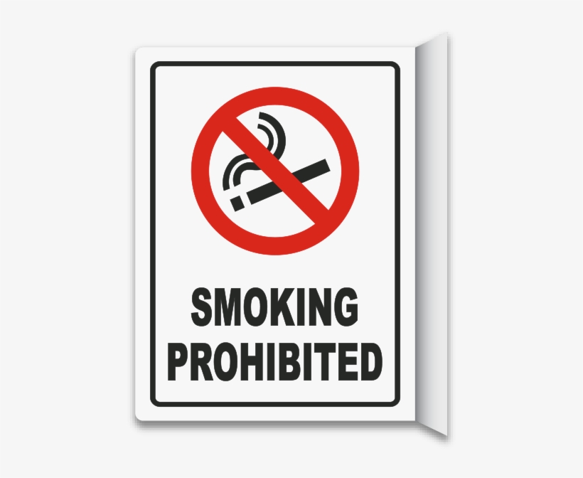 2-way Smoking Prohibited Sign - Nassau Inn Wildwood Crest Nj, transparent png