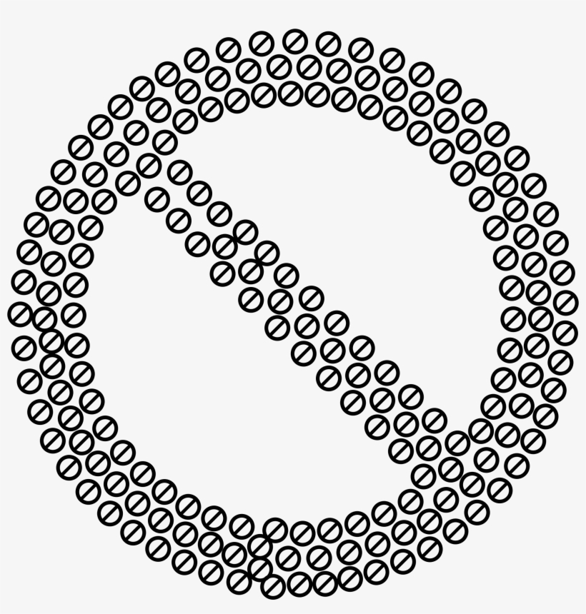 This Free Icons Png Design Of Prohibited No Sign Fractal, transparent png
