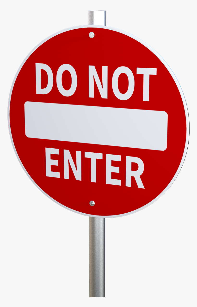 No Entry, Traffic Restriction, Prohibited, Roadsign - Do Not Enter Staff Only, transparent png