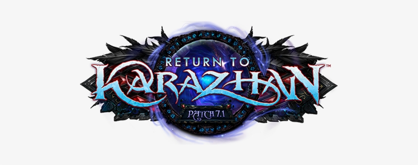 Return To Karazhan Logo - World Of Warcraft Каражан, transparent png