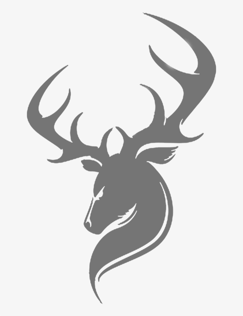 White Deer Silhouette Png Download Stag Logo Png 1532x1044 PNG