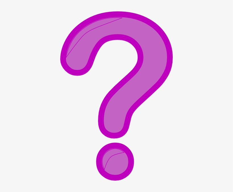 Mark Clipart - Question Mark Clipart Purple, transparent png