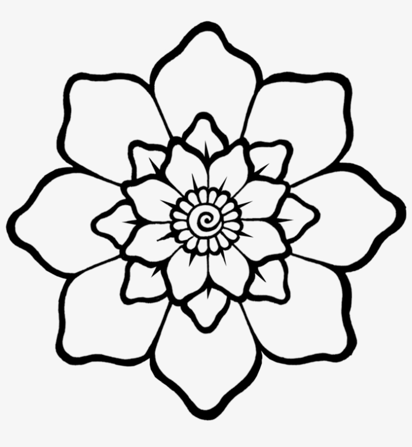Henna Flower - Henna Flower Png, transparent png