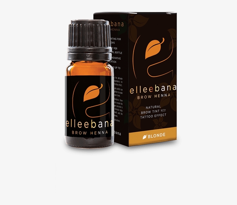 Shopelleebana Brow Hennaelleebana Brow Henna Blonde - Elleebana Henna Seven Shades Box, transparent png