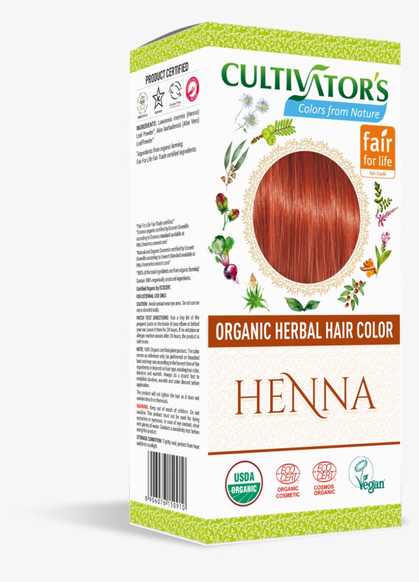 Organic Hair Color - Organic Herbal Hair Color | Dark Brown, transparent png