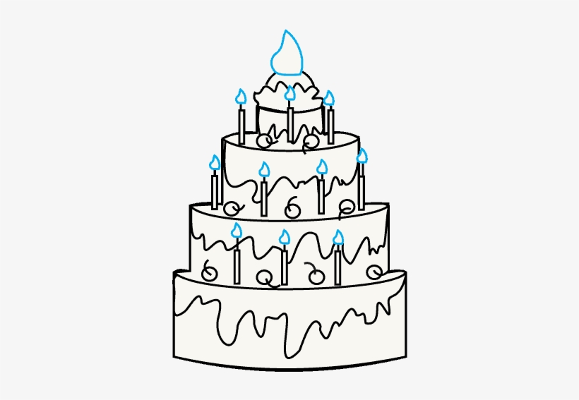 Cake, Small Cake, Hand Drawn Cake, Dessert Png Image - Cake, transparent png