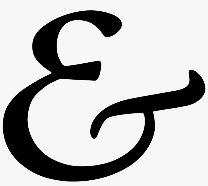 File Italic Adobe Jenson Wikipedia Fileampersand Jensonsvg - Ampersand Svg, transparent png
