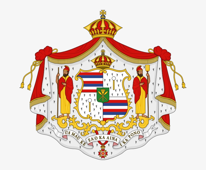 Royal Coat Of Arms Of Hawaii - Royal Coat Of Arms Hawaii, transparent png