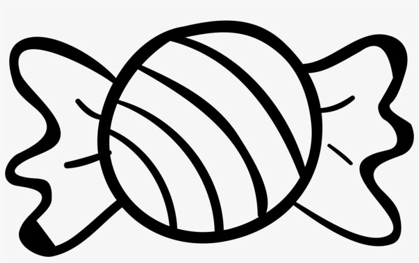 Halloween Candy Black And White Drawing Of Candy 980x568 PNG