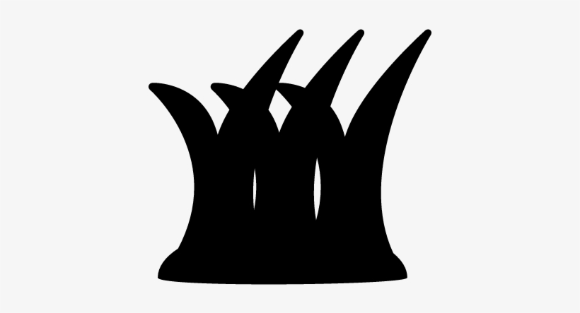 Grass Vector - Silhouette, transparent png