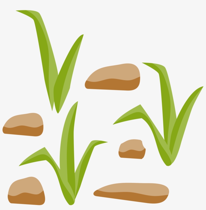 This Free Icons Png Design Of Grass And Rocks, transparent png