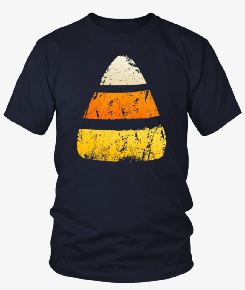 Distressed Halloween Candy Corn T-shirt - Larry Bernandez T Shirt, transparent png