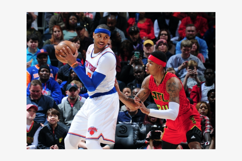 Nba Carmelo Anthony 45 Pts Highlights Knicks Vs Hawks - Carmelo Anthony Post Play, transparent png
