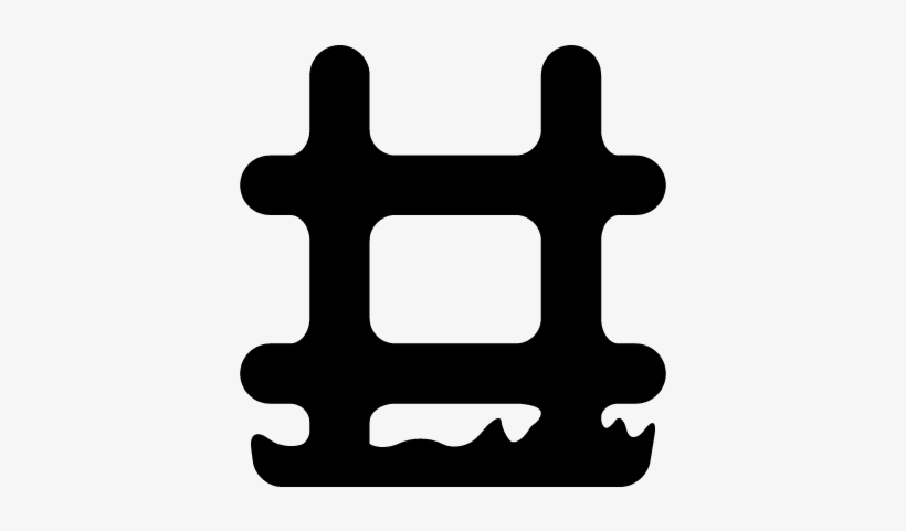 Fence With Grass Vector - Icon, transparent png