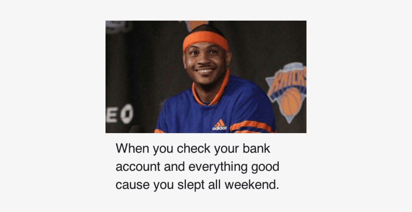 Carmelo Anthony, Money, And Nba - Anthony Basketball Player, transparent png