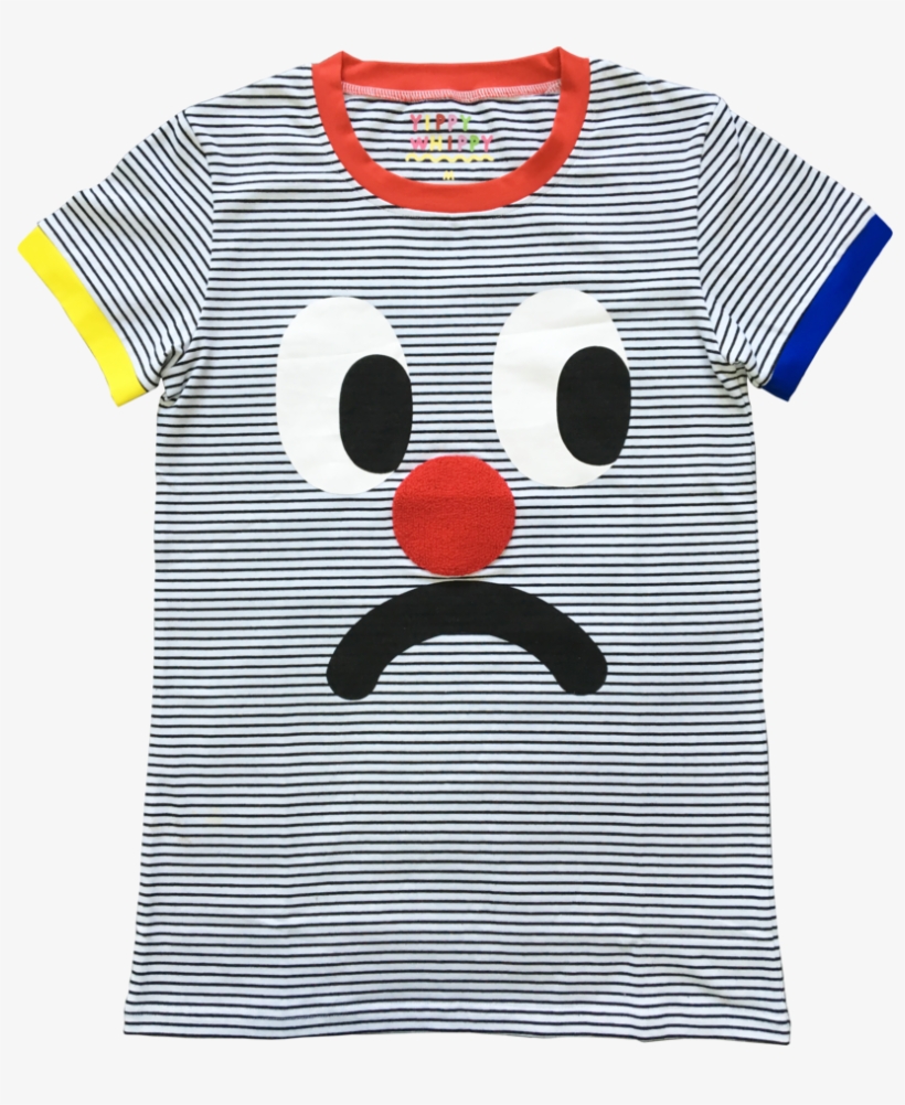 Sad Face T-shirt - T-shirt, transparent png