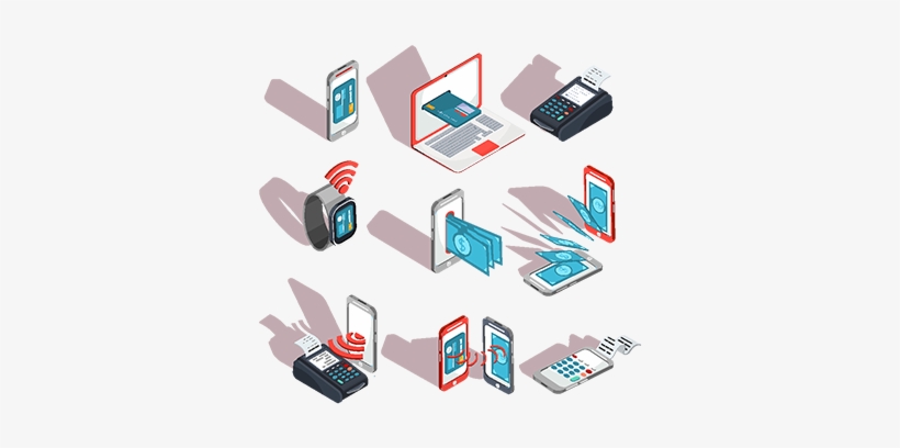Iconos De Isométricos De Telefonos Moviles Portatiles - Mobile Phone, transparent png