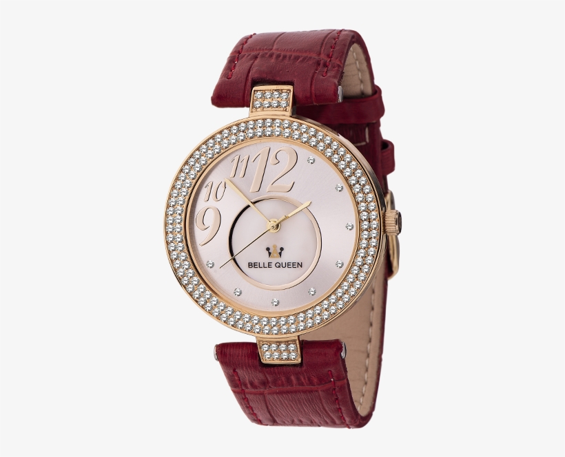 Reloj De La Marca Belle Queen De Cristian Lay - Đồng Hồ Citizen Nữ Dây Da, transparent png