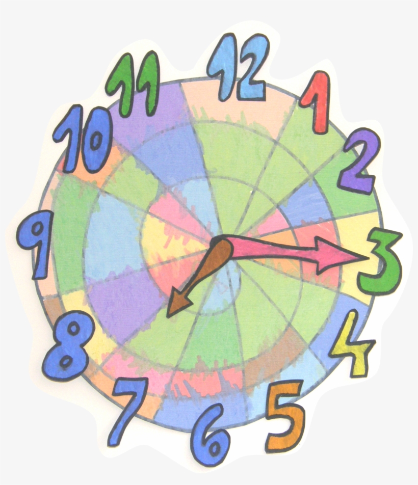 Reloj Manualidad Infantil - Reloj Infantil Png, transparent png