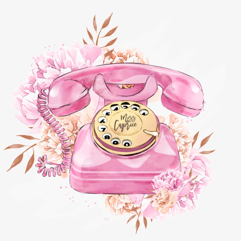 This Graphics Is Pink Phone Png About - Pink, transparent png