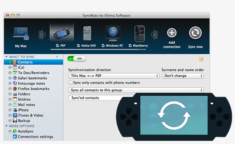 Options Available For Psp - Syncmate, transparent png