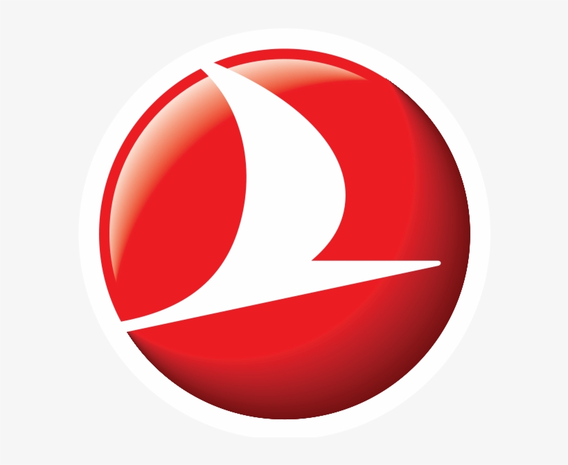 Turkish Airlines Logo Emblem - Turkish Airlines Black Logo, transparent png