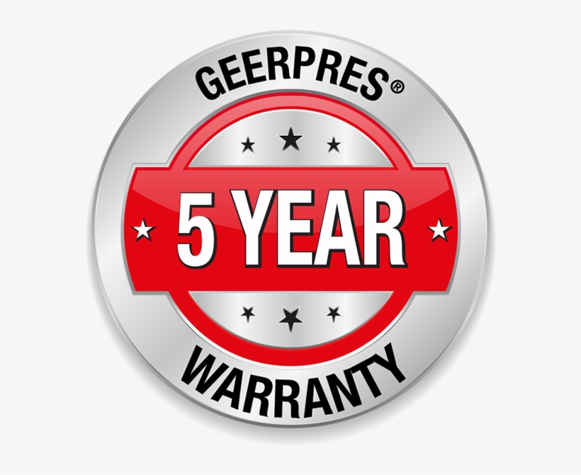 5 Year Warranty Logo - Stormforce Hurricane I7 16gb 1tb Desktop, transparent png