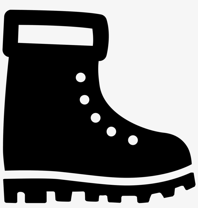 Png Black And White Stock Boots Vector - Boots Icon Png, transparent png