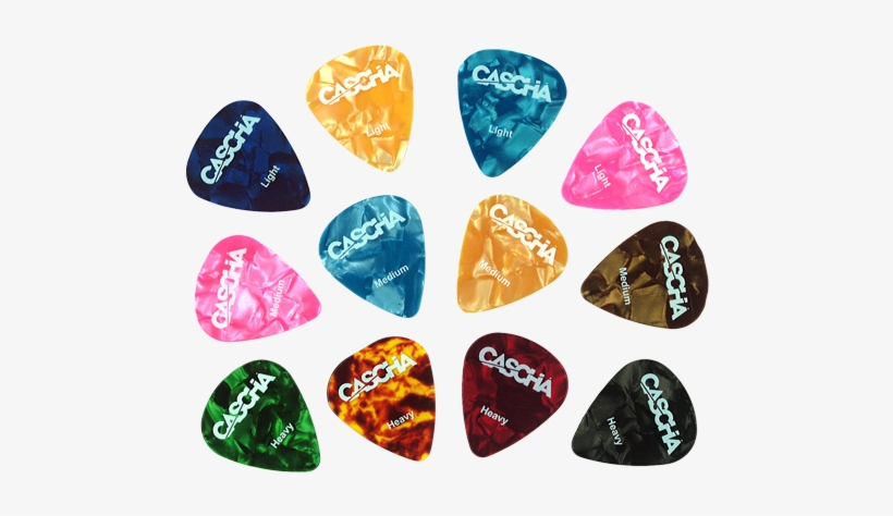 Guitar Pick Set - Cascha Guitar Pick Set 12 Pieces, transparent png
